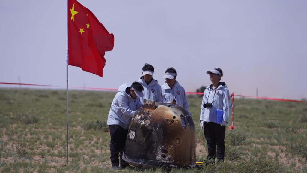 China rover returns historic samples from far side of the moon